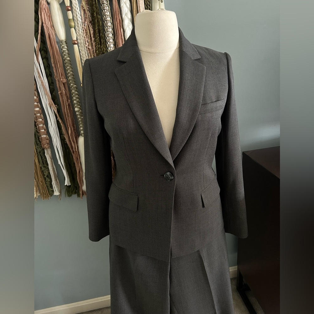 Charcoal Gray Pantsuit
